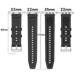 Ordinary Buckle Hybrid Nylon Braid Silicone Watch Band, For Apple Watch 42mm, For Apple Watch 38mm