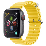 ZGA Ocean Silicone Watch Band, For Apple Watch Series 4 44mm, For Apple Watch Series 3 42mm, For Apple Watch Series 2 42mm, For Apple Watch 42mm