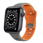 Wave Texture Reverse Buckle Silicone Watch Band, For Apple Watch Series 6 40mm, For Apple Watch Series 6 44mm, For Apple Watch Series 5 44mm, For Apple Watch Series 5 40mm