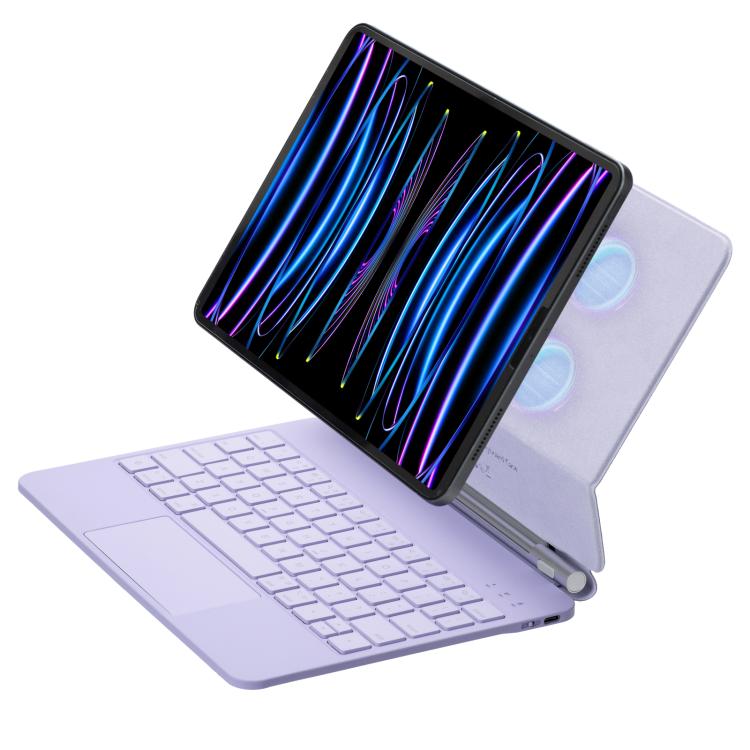 Touch Pad Bluetooth Keyboard Leather Tablet Cover, For iPad Air 11 2025 / 2024 / Pro 11 2022