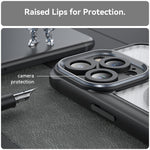 Carbon Fiber Texture MagSafe Translucent Phone Case, For iPhone 11 Pro Max, For iPhone 11, For iPhone 11 Pro