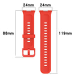 Colorful Buckle Silicone Sports Watch Band, For Huawei Watch Fit3