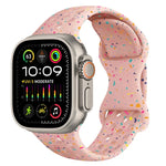Hole Style Butterfly Buckle Camouflage Silicone Watch Band, For Apple Watch Ultra 2 49mm, For Apple Watch Series 9 45mm, For Apple Watch Series 9 41mm, For Apple Watch Ultra 49mm