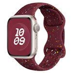 Hole Style Butterfly Buckle Camouflage Silicone Watch Band, For Apple Watch Ultra 2 49mm, For Apple Watch Series 9 45mm, For Apple Watch Series 9 41mm, For Apple Watch Ultra 49mm