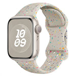 Hole Style Butterfly Buckle Camouflage Silicone Watch Band, For Apple Watch Series 8 41mm, For Apple Watch Series 8 45mm, For Apple Watch SE 2022 40mm, For Apple Watch SE 2022 44mm