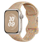 Hole Style Butterfly Buckle Camouflage Silicone Watch Band, For Apple Watch Series 6 40mm, For Apple Watch Series 6 44mm, For Apple Watch Series 5 44mm, For Apple Watch Series 5 40mm