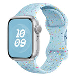 Hole Style Butterfly Buckle Camouflage Silicone Watch Band, For Apple Watch Series 6 40mm, For Apple Watch Series 6 44mm, For Apple Watch Series 5 44mm, For Apple Watch Series 5 40mm