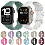 Hole Style Butterfly Buckle Camouflage Silicone Watch Band, For Apple Watch Series 10 46mm, For Apple Watch Series 10 42mm, For Apple Watch SE 2023 44mm, For Apple Watch SE 2023 40mm