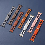 Mesh Calfskin Genuine Leather Watch Band, For Apple Watch SE 40mm, For Apple Watch SE 44mm, For Apple Watch Series 6 40mm, For Apple Watch Series 6 44mm, For Apple Watch Series 5 44mm, For Apple Watch Series 5 40mm