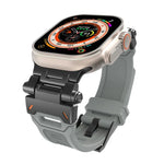 Stainless Steel Connector TPU Watch Band, For Apple Watch SE 2023 44mm, For Apple Watch Ultra 2 49mm