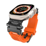 Stainless Steel Connector TPU Watch Band, For Apple Watch Series 6 44mm, For Apple Watch Series 5 44mm