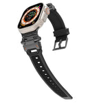 Stainless Steel Connector TPU Watch Band, For Apple Watch Series 4 44mm, For Apple Watch Series 3 42mm