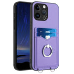 R20 Ring Card Holder Phone Case, For iPhone 17 Pro Max, For iPhone 17 Pro, For iPhone 17, For iPhone Air, For iPhone 15 Pro Max, For iPhone 15 Pro, For iPhone 15 Plus, For iPhone 15