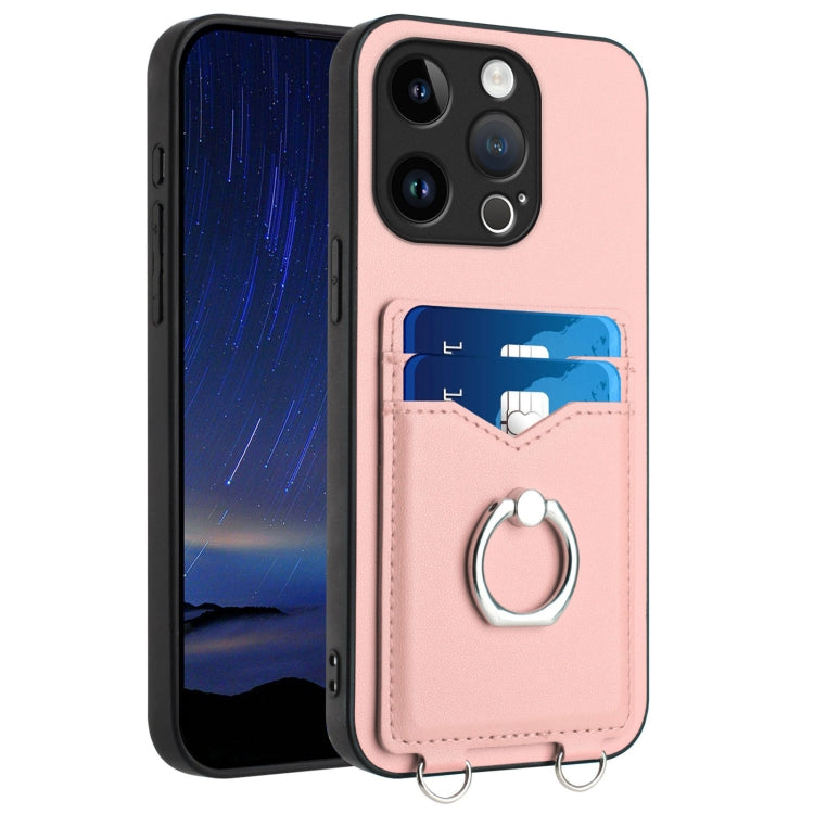R20 Ring Card Holder Phone Case, For iPhone 17 Pro Max, For iPhone 17 Pro, For iPhone 17, For iPhone Air, For iPhone 15 Pro Max, For iPhone 15 Pro, For iPhone 15 Plus, For iPhone 15
