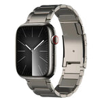 Titanium Metal Watch Band, For Apple Watch Series 10 46mm, For Apple Watch Series 10 42mm, For Apple Watch SE 2023 44mm, For Apple Watch SE 2023 40mm, For Apple Watch Ultra 2 49mm, For Apple Watch Series 9 45mm, For Apple Watch Series 9 41mm           ...