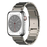 Titanium Metal Watch Band, For Apple Watch Series 10 46mm, For Apple Watch Series 10 42mm, For Apple Watch SE 2023 44mm, For Apple Watch SE 2023 40mm, For Apple Watch Ultra 2 49mm, For Apple Watch Series 9 45mm, For Apple Watch Series 9 41mm           ...