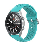 R850 Silicone Sports Solid Color Strap, Size: Free Size 20mm, For Galaxy Watch 3 41mm