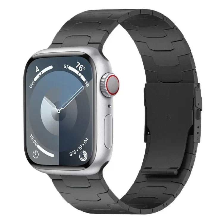 26mm Oracle Safety Buckle Titanium Alloy Watch Band, For Apple Watch SE 2023 44mm, For Apple Watch Ultra 2 49mm, For Apple Watch Series 9 45mm, For Apple Watch Ultra 49mm, For Apple Watch Series 8 45mm, For Apple Watch SE 2022 44mm                     ...