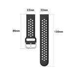 Silicone Sports Solid Color Strap, Size: Free Size 22mm, For Galaxy Watch 3 45mm