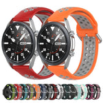 Silicone Sports Solid Color Strap, Size: Free Size 22mm, For Galaxy Watch 3 45mm