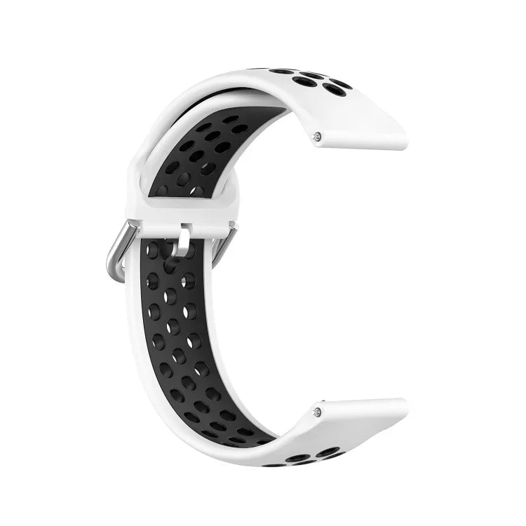 Silicone Sports Two-tone Strap, Size: 22mm, For Galaxy Watch 3 45mm