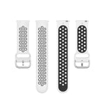 Silicone Sports Two-tone Strap, Size: 22mm, For Galaxy Watch 3 45mm