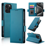 Side Buckle Magnetic Frosted Leather Phone Case, For iPhone 16 Pro, For iPhone 16 Plus, For iPhone 16, For iPhone 15 Pro Max, For iPhone 15 Pro, For iPhone 15 Plus