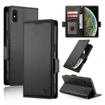 Side Buckle Magnetic Frosted Leather Phone Case, For iPhone XS Max, For iPhone 8 Plus / 7 Plus