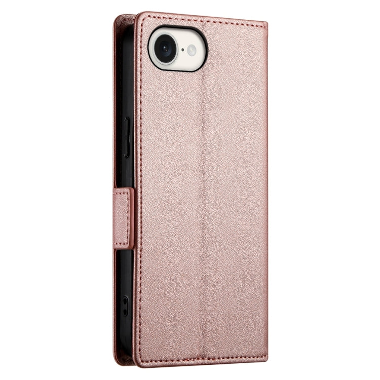 Side Buckle Magnetic Frosted Leather Phone Case, For iPhone 17e / 16e, For iPhone 17 Pro Max, For iPhone 17 Pro, For iPhone 17, For iPhone Air, For iPhone 16 Pro Max