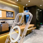 Large Hole Camera MagSafe Magnetic Clear Acrylic TPU Case, For iPhone 18 Pro, For iPhone 18 Pro Max, For iPhone 17 Pro Max, For iPhone 17 Pro, For iPhone 17, For iPhone 17 Air, For iPhone 16 Pro Max, For iPhone 16 Pro, For iPhone 16 Plus, For iPhone 16