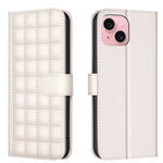 Square Texture Leather Phone Case, For iPhone 15 Plus / 14 Plus, For iPhone 15, For iPhone 14 / 13, For iPhone 14 Pro, For iPhone 14 Pro Max, For iPhone SE 2022 / SE 2020 / 8 / 7, For iPhone 13 Pro Max, For iPhone 13 Pro