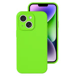 Precise Hole Liquid Silicone Jelly Color Full Coverage Phone Case, For iPhone 14 Plus