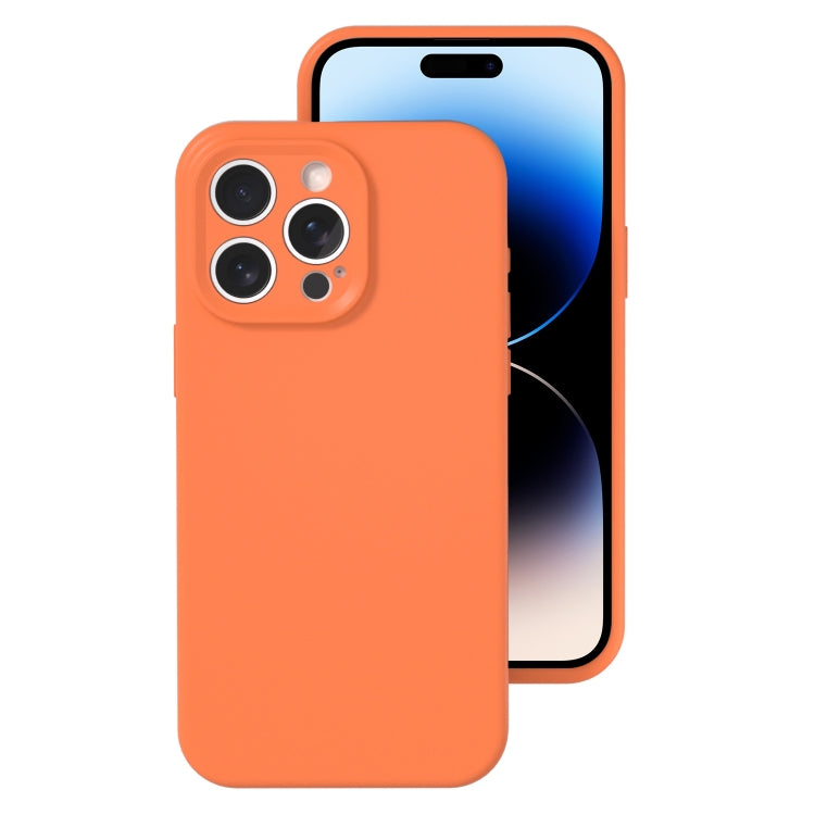 Precise Hole Liquid Silicone Jelly Color Full Coverage Phone Case, For iPhone 14 Pro