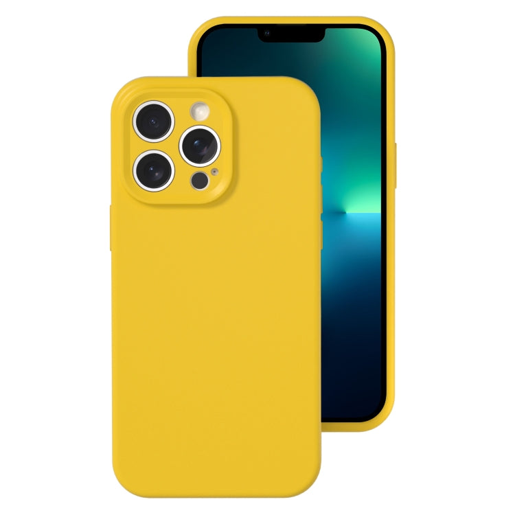 Precise Hole Liquid Silicone Jelly Color Full Coverage Phone Case, For iPhone 13 Pro Max