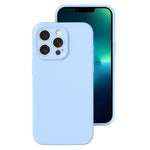 Precise Hole Liquid Silicone Jelly Color Full Coverage Phone Case, For iPhone 13 Pro Max