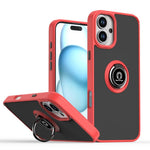 Q Shadow 1 Series TPU + PC Phone Case with Ring, For iPhone 16 Pro, For iPhone 16 Plus, For iPhone 15 Pro Max, For iPhone 15 Pro, For iPhone 15 Plus, For iPhone 15