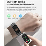 B7 Pro 1.5 inch 2 in 1 Bluetooth Earphone Silicone Strap Smart Watch, Support Heart Rate / Sleep Monitoring