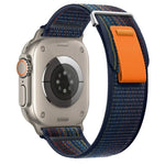 Dual-Section Loop Nylon Watch Band, For Apple Watch Ultra 2 49mm, For Apple Watch Series 9 45mm