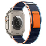 Dual-Section Loop Nylon Watch Band, For Apple Watch Ultra 2 49mm, For Apple Watch Series 9 45mm