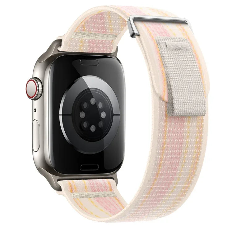 Dual-Section Loop Nylon Watch Band, For Apple Watch Series 9 41mm, For Apple Watch Ultra 49mm