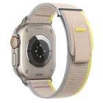 Dual-Section Loop Nylon Watch Band, For Apple Watch Series 9 41mm, For Apple Watch Ultra 49mm