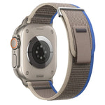 Dual-Section Loop Nylon Watch Band, For Apple Watch Series 9 41mm, For Apple Watch Ultra 49mm