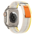 Dual-Section Loop Nylon Watch Band, For Apple Watch Series 9 41mm, For Apple Watch Ultra 49mm