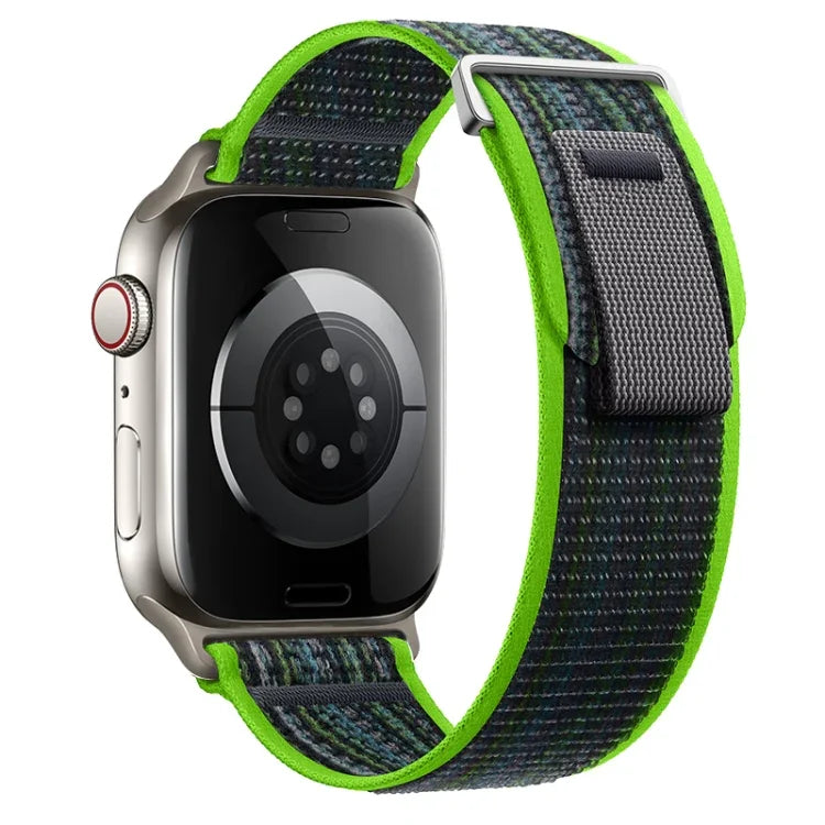 Dual-Section Loop Nylon Watch Band, For Apple Watch Series 8 41mm, For Apple Watch Series 8 45mm
