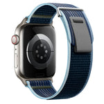 Dual-Section Loop Nylon Watch Band, For Apple Watch Series 8 41mm, For Apple Watch Series 8 45mm
