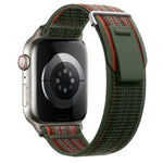 Dual-Section Loop Nylon Watch Band, For Apple Watch Series 8 41mm, For Apple Watch Series 8 45mm