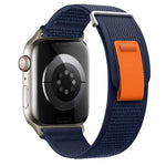 Dual-Section Loop Nylon Watch Band, For Apple Watch SE 2022 40mm, For Apple Watch SE 2022 44mm