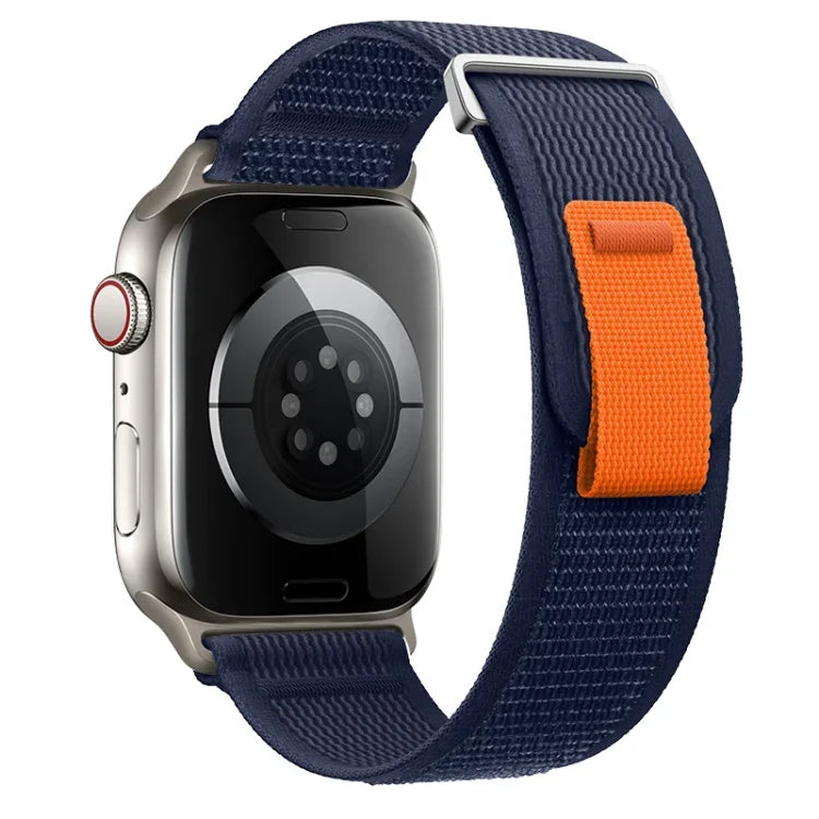 Dual-Section Loop Nylon Watch Band, For Apple Watch SE 2022 40mm, For Apple Watch SE 2022 44mm