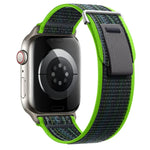 Dual-Section Loop Nylon Watch Band, For Apple Watch Series 7 41mm, For Apple Watch Series 7 45mm