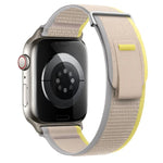 Dual-Section Loop Nylon Watch Band, For Apple Watch Series 7 41mm, For Apple Watch Series 7 45mm